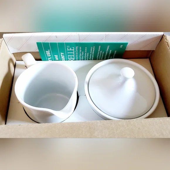 Corning Corelle Winter Holly Sugar Creamer Set Christmas Holiday New Condition - Picture 3 of 6